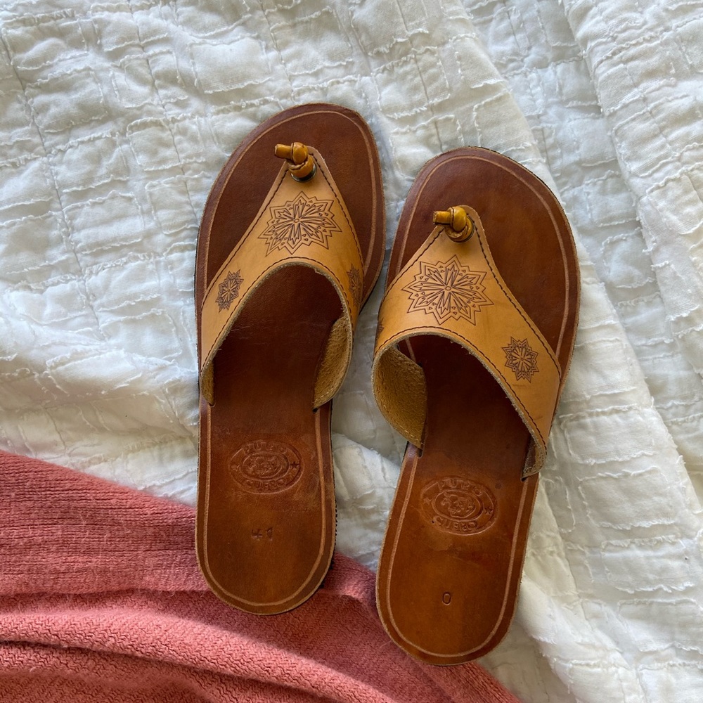 Cutest Leather Sandals from Ecuador